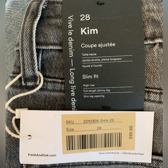 Frank & Oak Women’s Jeans *New* - Picture 4 of 4